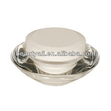 unique shape UFO cosmetic acrylic jar